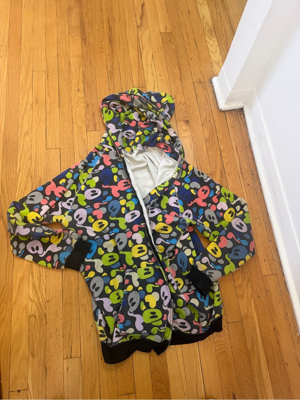 Bape Multicolor Smiley Camo Hoodie